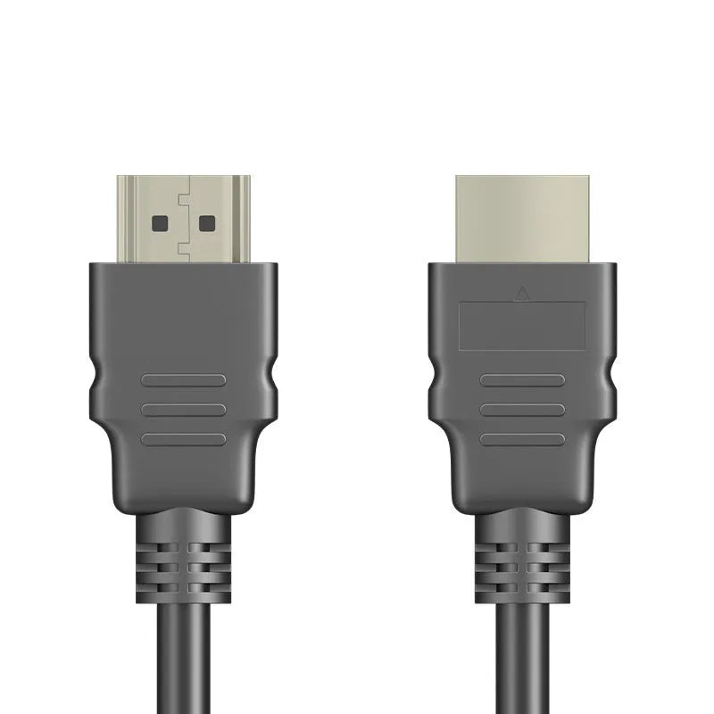Black HDMI cable with nickel-plated connectors, shown in a choice of lengths.