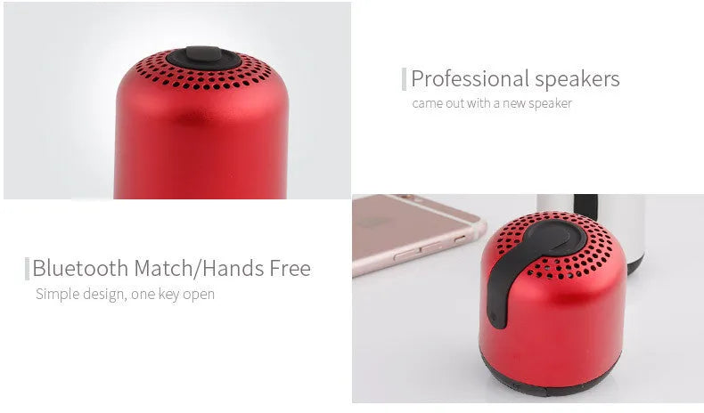 Hieha XQ11 mini portable Bluetooth speaker in cylinder design showing colour options