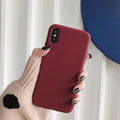 Silicone iPhone case for XR and XS Max in various colours including bean green and rose gold