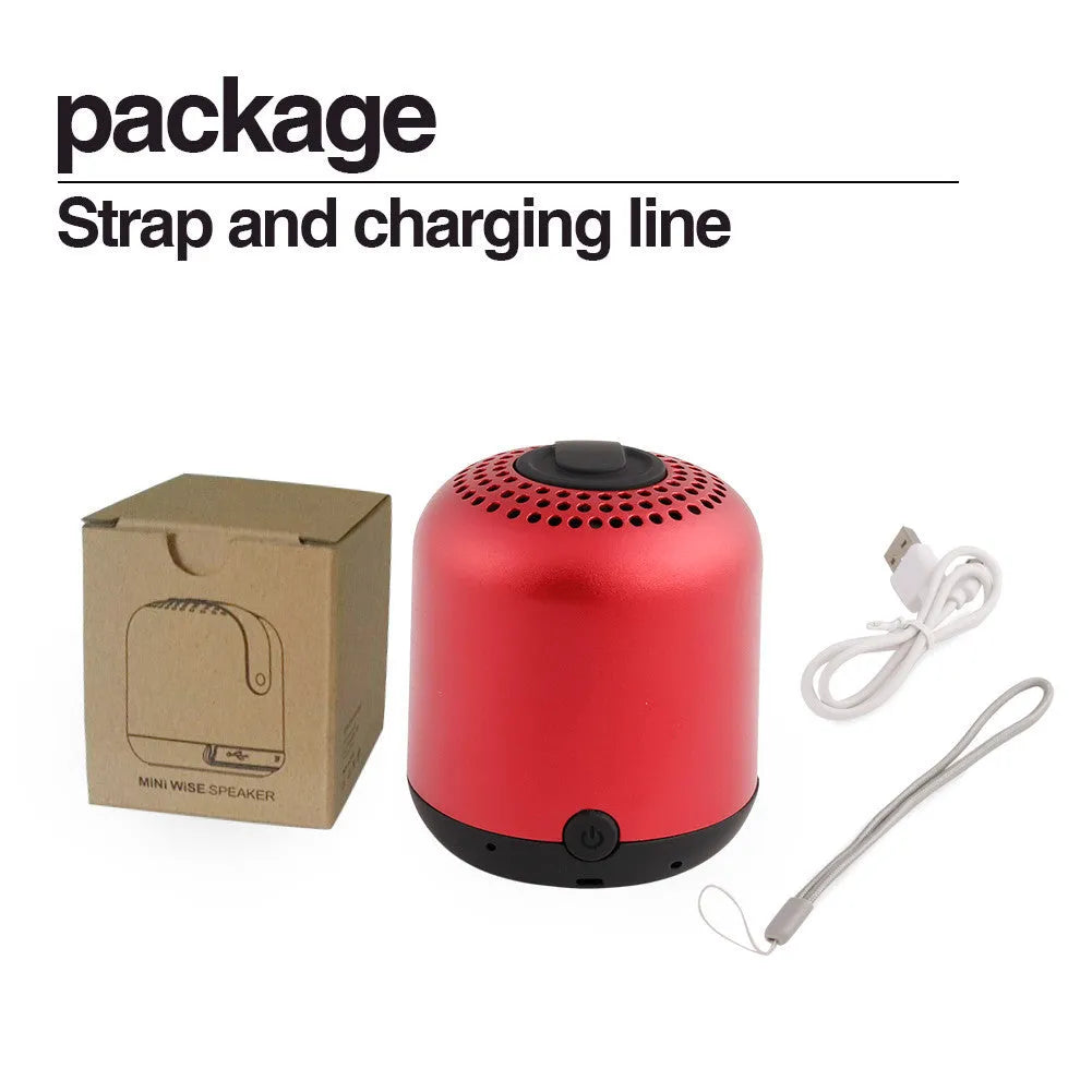 Hieha XQ11 mini portable Bluetooth speaker in cylinder design showing colour options