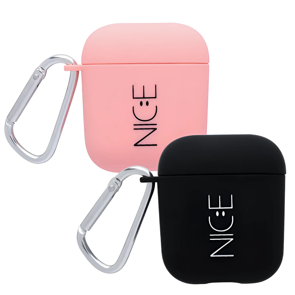 Apple-compatible AirPods earphone covers in PC material with decorative back styles