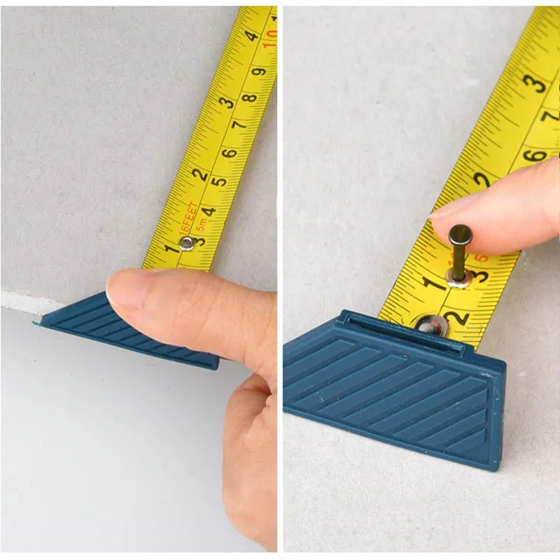 Blue multifunctional woodworking cutter with one-press lock for cutting gypsum, foam, cardboard, and KT board.