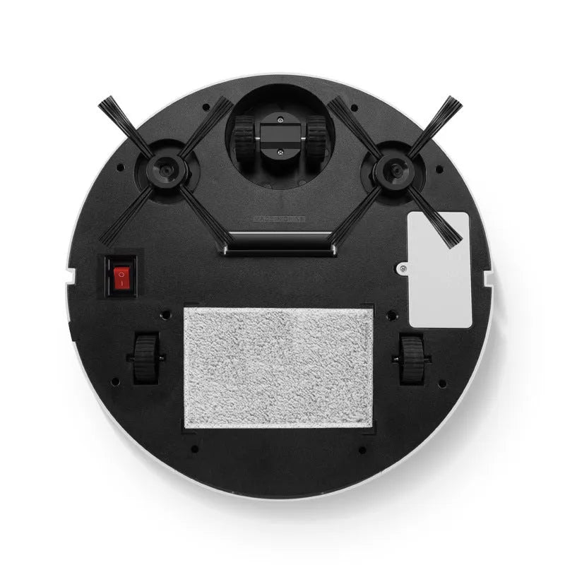 Automatic sweeping robot with ABS plastic housing and built-in lithium battery for floor cleaning.