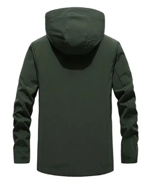 Men's jacket in chemical fibre blend, available in Black, Green, Grey colours