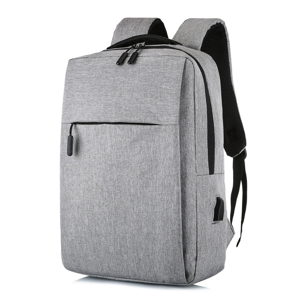 Large black sports backpack for college students with multiple compartments and curved shoulder straps