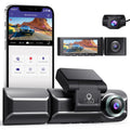 2K driving recorder with front and rear cameras, 3 inch screen, WIFI and GPS functions