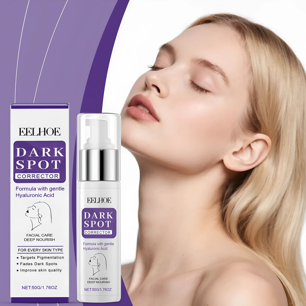 Skin care cream tube showing 50g daily moisturiser with water-oil balance and pore refining properties