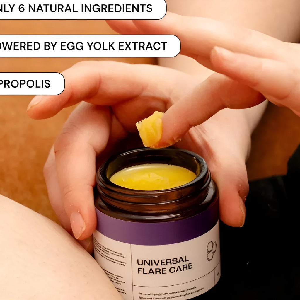 Universal Flare Care 120g tube of muscle and joint pain relief cream with no logo packaging