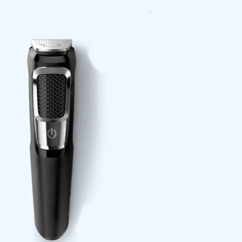 Standard colour multifunctional nose and beard hair clippers with cleaning brush