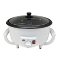 White coffee bean roasting machine with 750g capacity and 1200W power rating