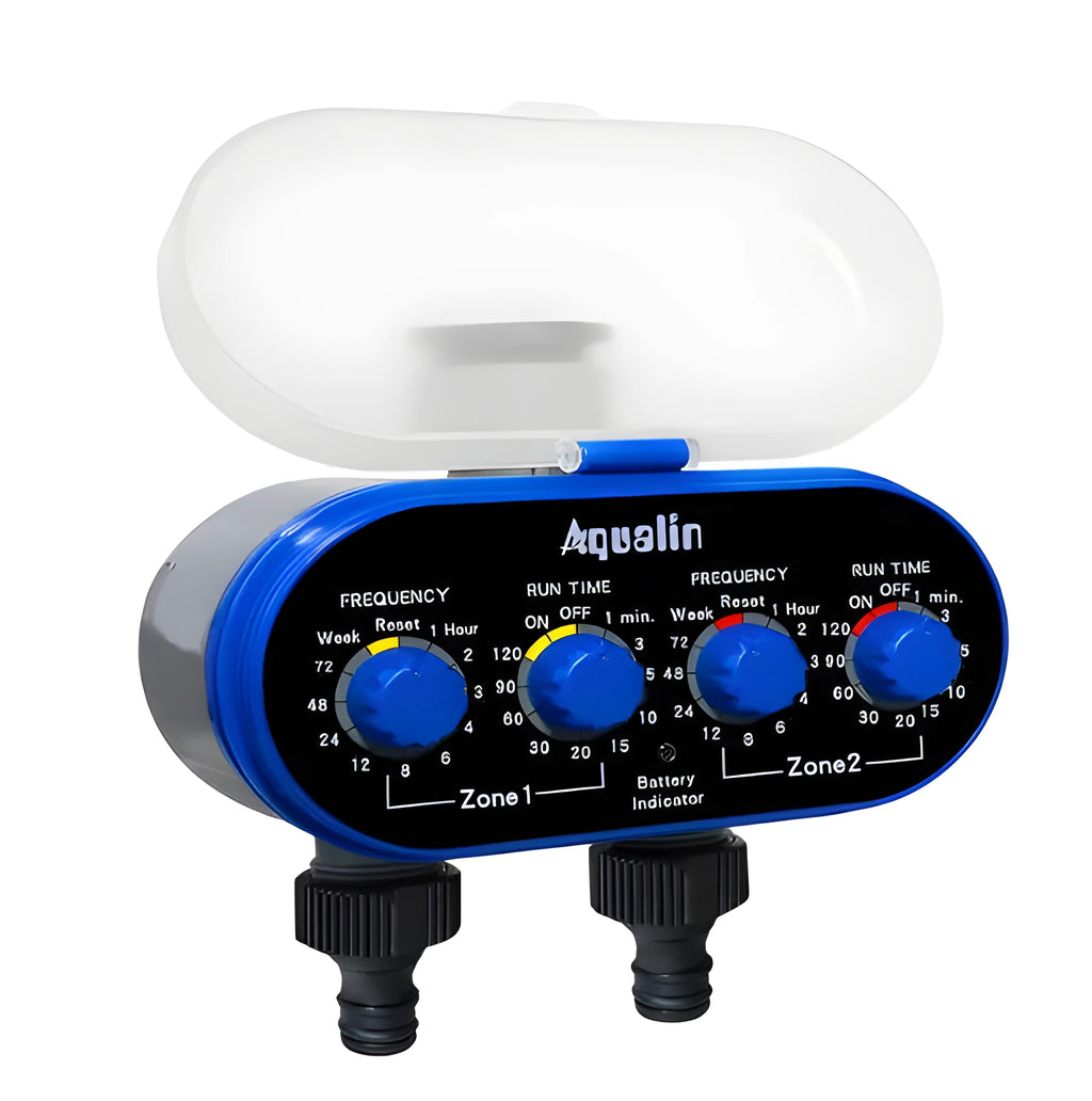Dual timed intelligent irrigation automatic watering device with digital display