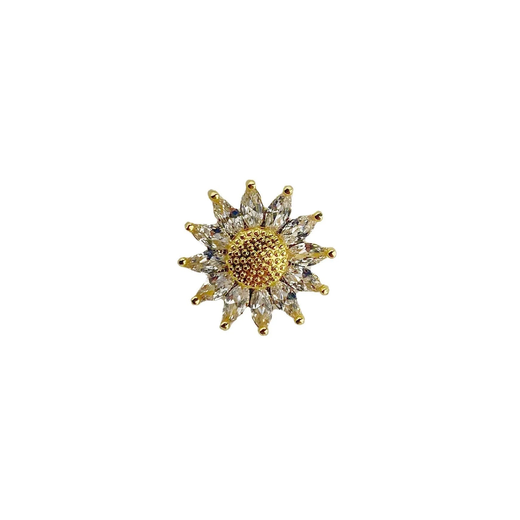 Copper geometric brooch for women's clothing in six colour options A5-82 to A-80