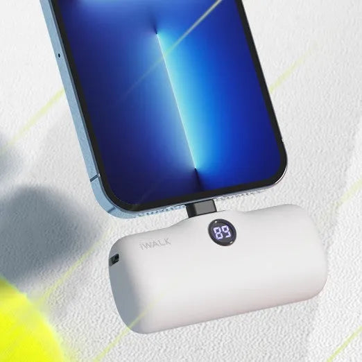 Mini lipstick portable power bank showing compact design and colour options