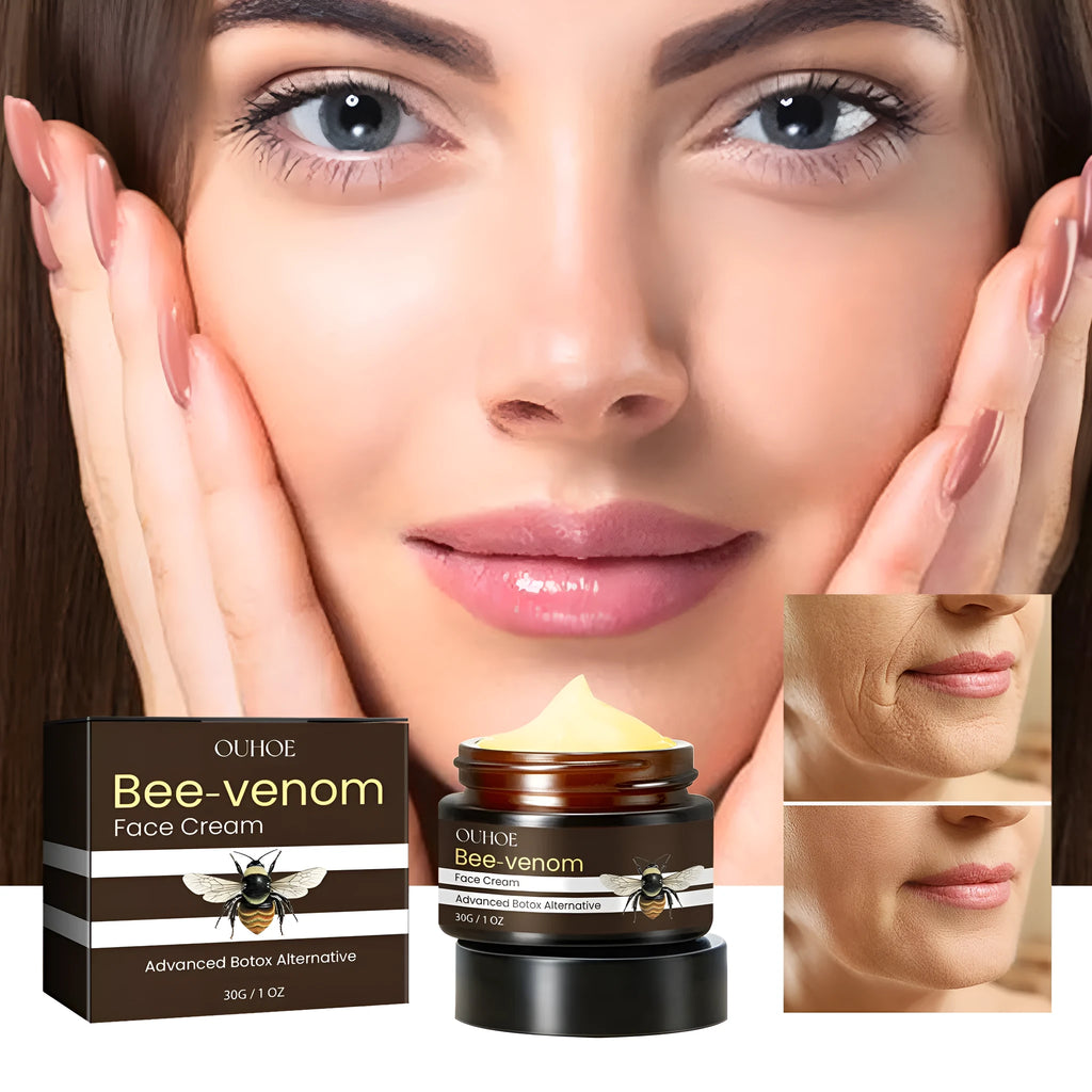 OUHOE Bee Firming Cream 30g jar, a hydrating and nourishing facial treatment cream.