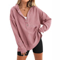 Women's loose fit raglan sleeve pullover sweater in peacock green colour