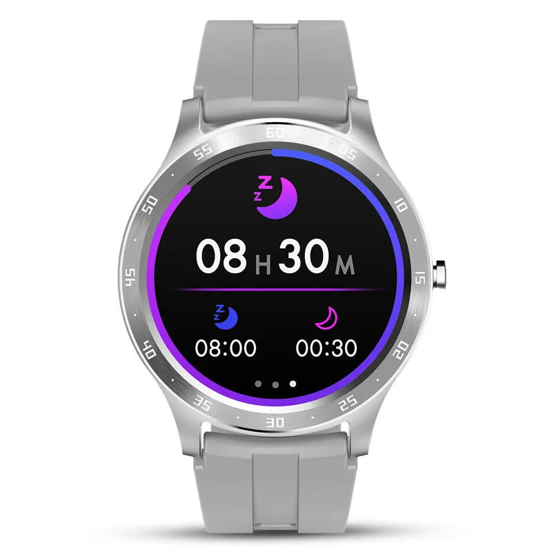 S20 sleep smart bracelet with 1.28-inch screen shown in black, grey, and pink colour options