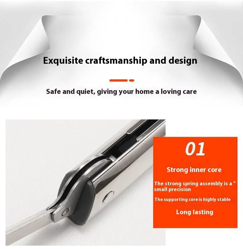 Cold rolled steel adjustable support rod for tatami cabinet with spring jackstay mechanism.