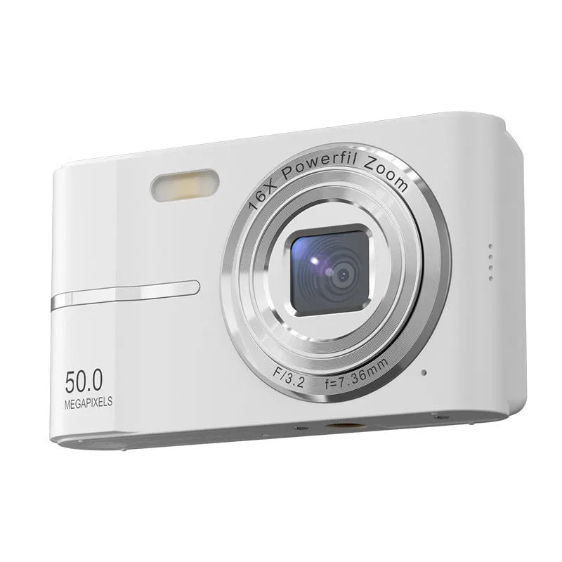 HD 4K mini digital camera in black, green, pink, or white with 90.3mm compact dimensions