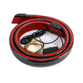 Automobile streamer tail LED turn signal light in red and colourful streamer styles.