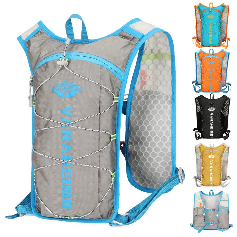 Ultra-light waterproof outdoor backpack in multiple colours with air pillow belt for cycling and sports