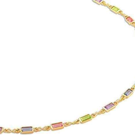 Geometric ladies' crystal necklace with alloy pendant and adjustable chain