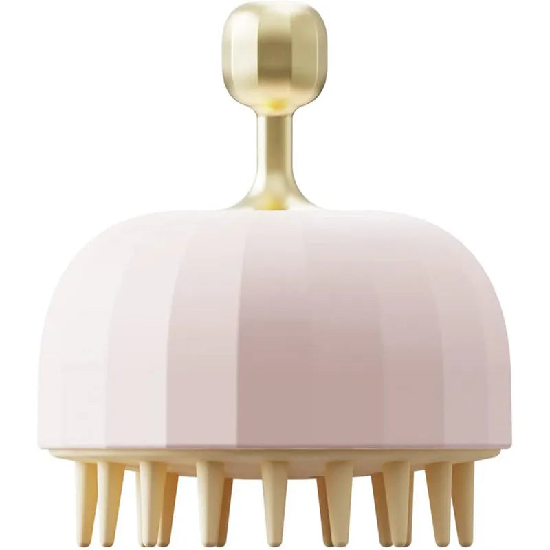 Green pink or white pet bath massage brush with soft silicone bristles and drain holes for dog and cat washing