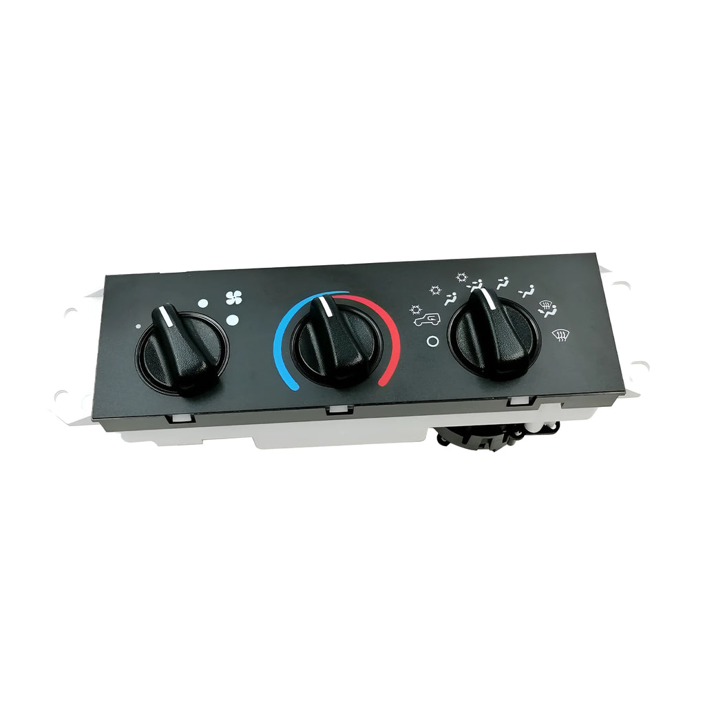 Black automotive air conditioning control panel for Jeep Wrangler 2005-2006 models OE 55056558AA