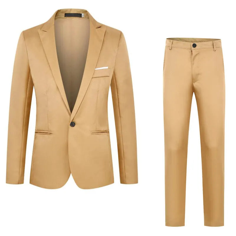 Men's acetate wedding suit tuxedo jacket in loose fit available in multiple colours and sizes