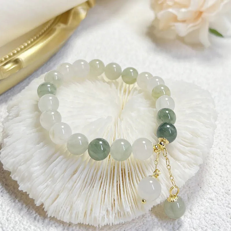 Women's Tian Shan Cui Yu design bracelet in S175 colour with alloy electroplated finish