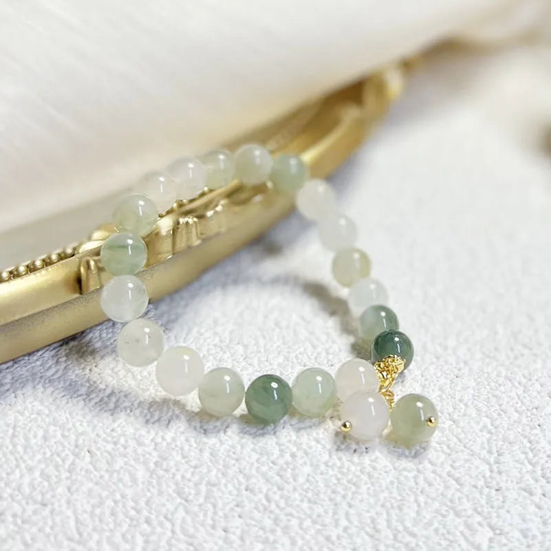 Women's Tian Shan Cui Yu design bracelet in S175 colour with alloy electroplated finish