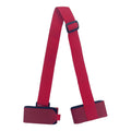 Skiing bandage strap with hook and loop fastening and adjustable sled design in multiple colours