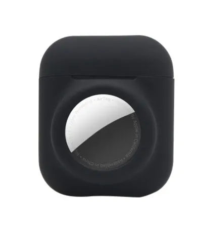 Silicone flip cover protective case for Apple AirTag in multiple colour options.