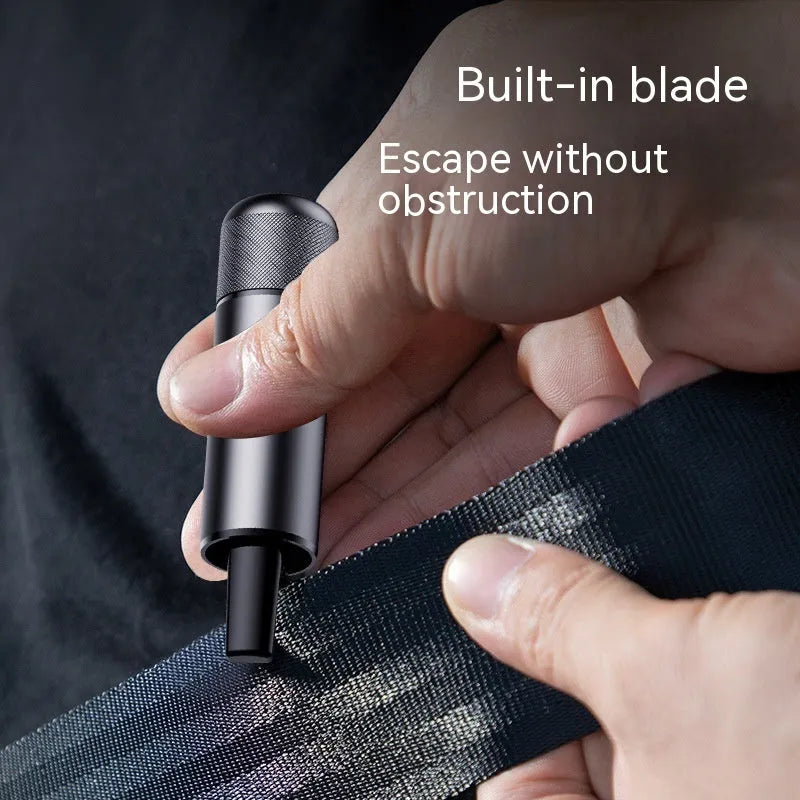 Aluminium alloy car safety hammer with medium 20x88mm dimensions and sand blasting oxidation finish