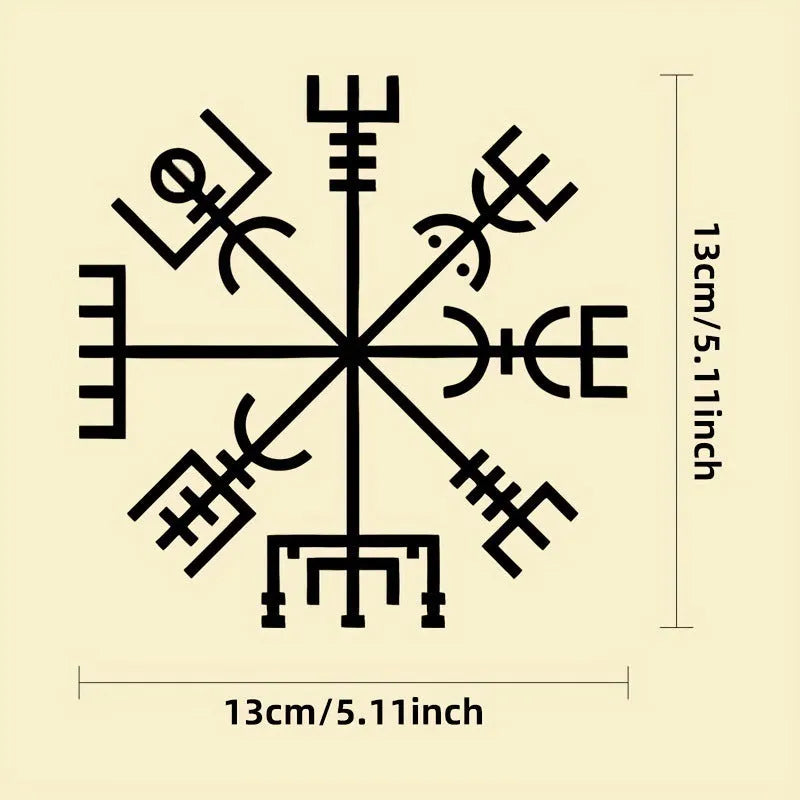 13x13cm square vegetarian no charm vinyl car sticker for glass application