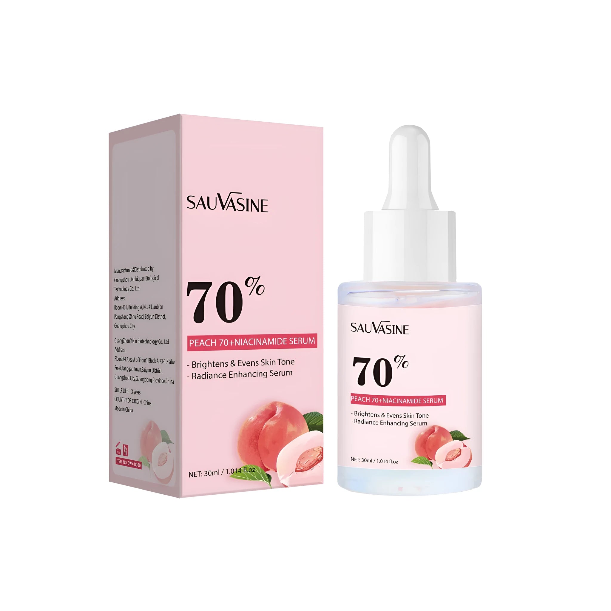 30ml Nicotinamide Care Solution bottle with hydration properties for nursing skincare