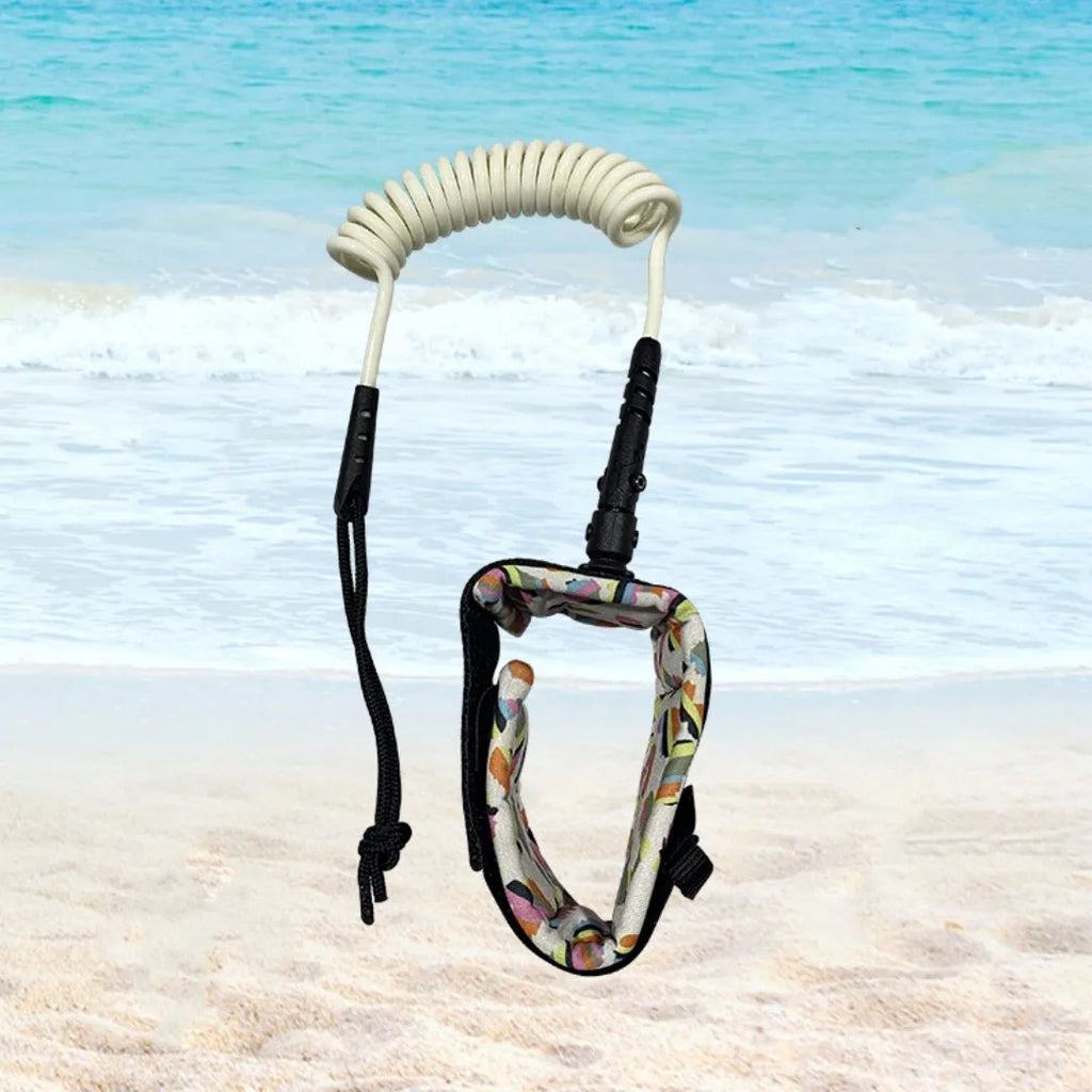 Surfboard hand holding rope with high elasticity for water sports equipment securing