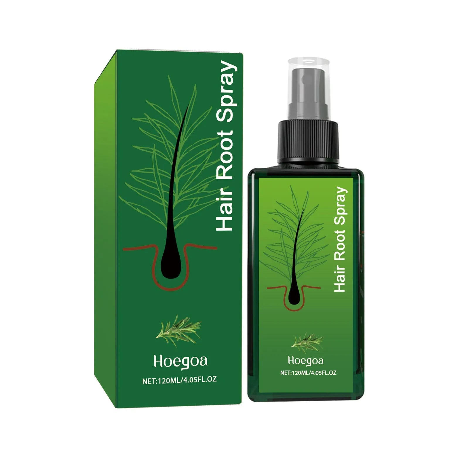 120ml rosemary essential oil hair spray bottle for dense hair treatment