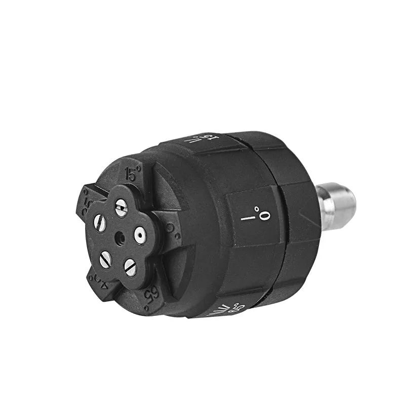 Five-in-one multi-pattern spray nozzle for high-pressure water guns in engineering plastic