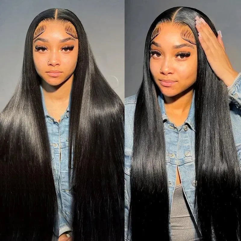 HD lace front wig 13x4 200 density high temperature fibre 44 inch length for Christmas Halloween wedding