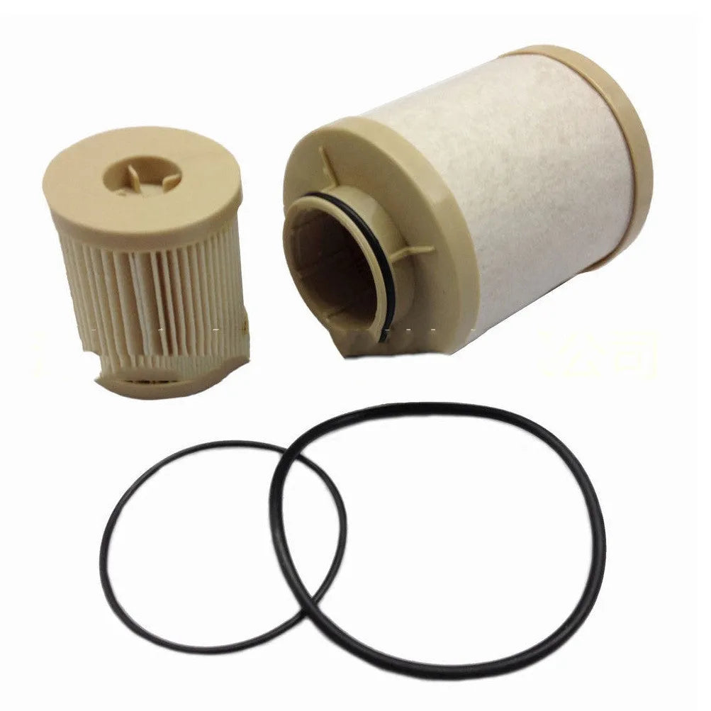 FD4616 diesel fuel filter cartridge for Ford trucks, showing dimensions and part numbers.