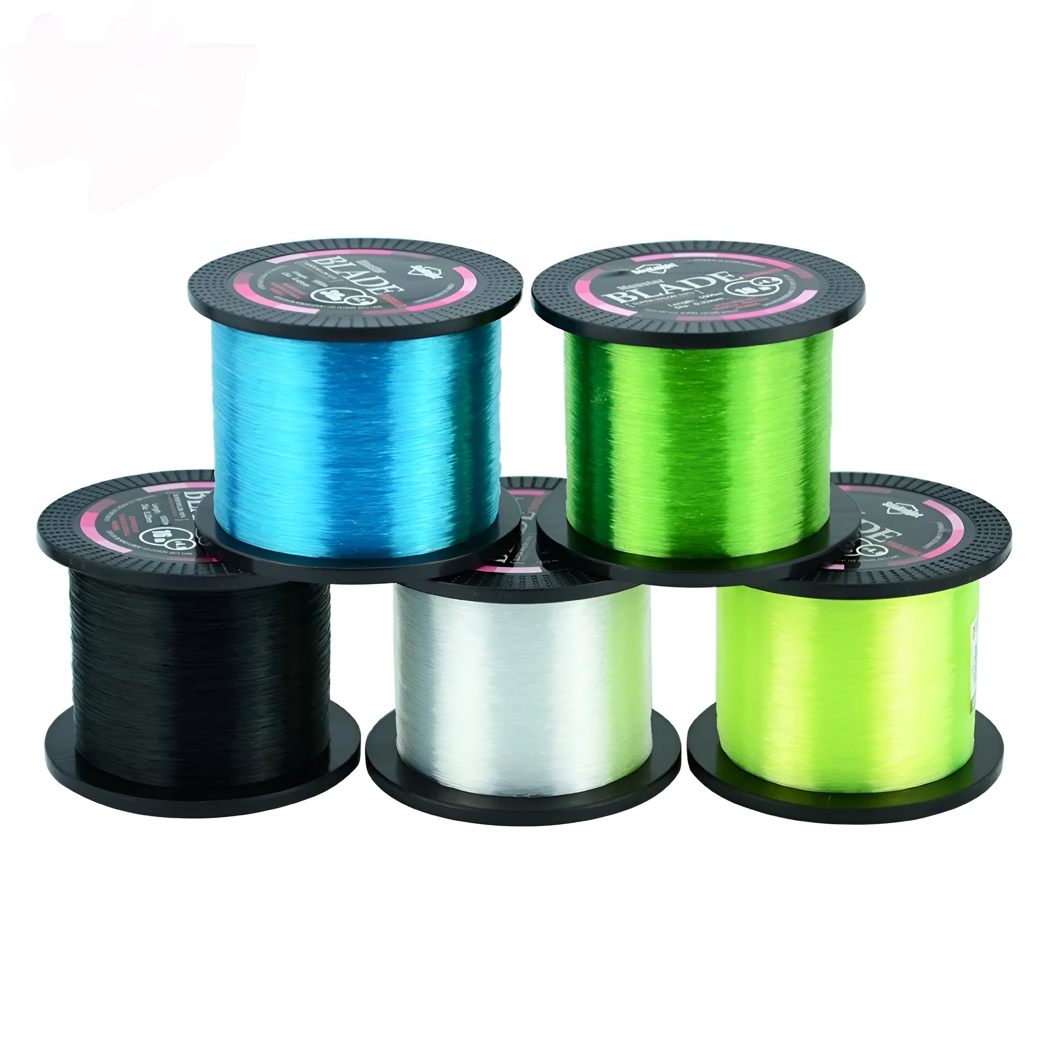 Seaknight 1000 M nylon monofilament fishing line spool in choice of colours and diameters