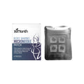 Four body contouring microneedle patches for targeted application.