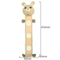Plush fleece rabbit dog training toy with food hiding compartments measuring 650mm