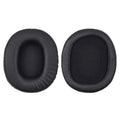 Black PU leather replacement earpad covers for Sony MDR-1R headphones, shown as a set of two.