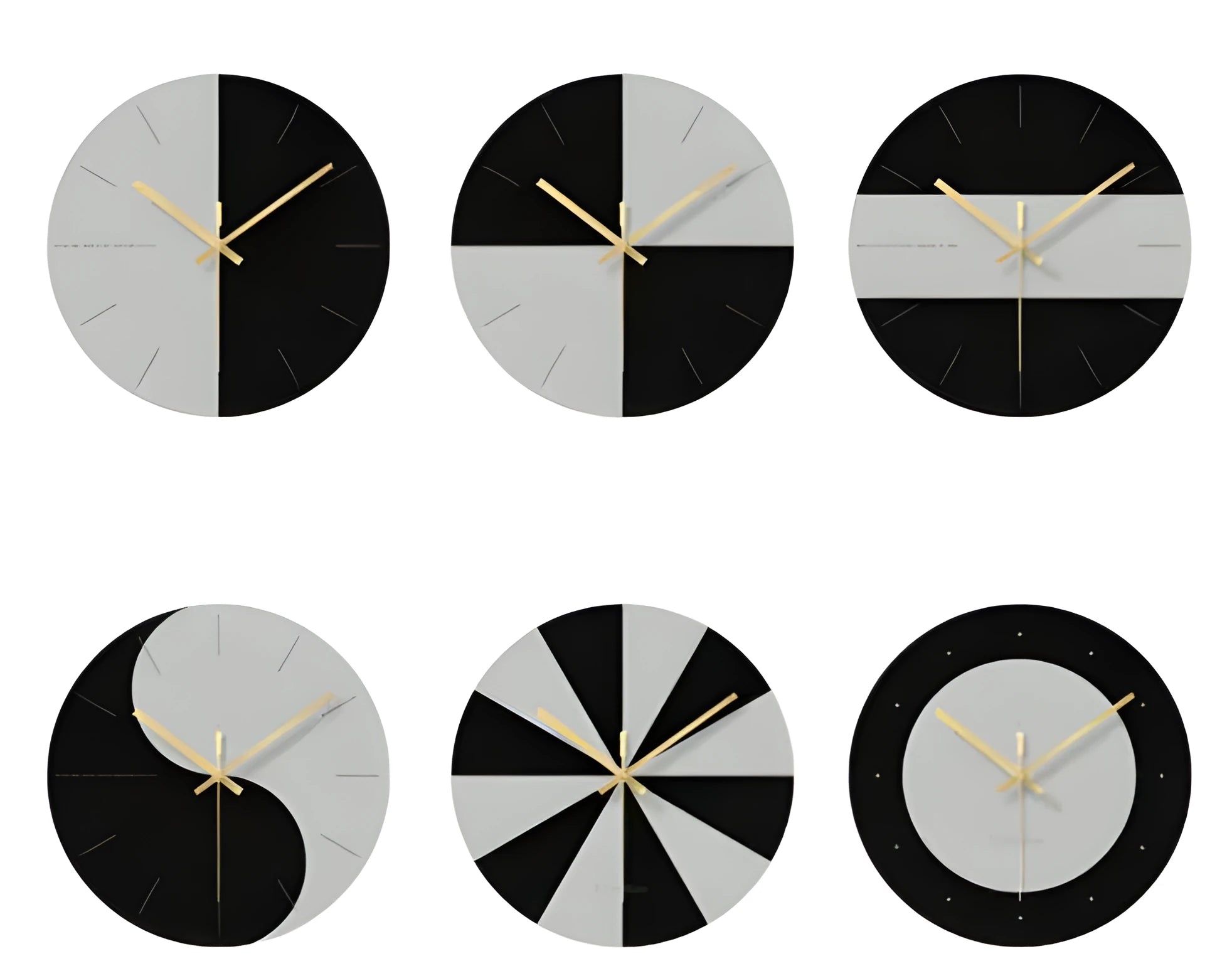 Transparent tempered glass wall clock with minimalist design showing silent movement and 29.5cm diameter