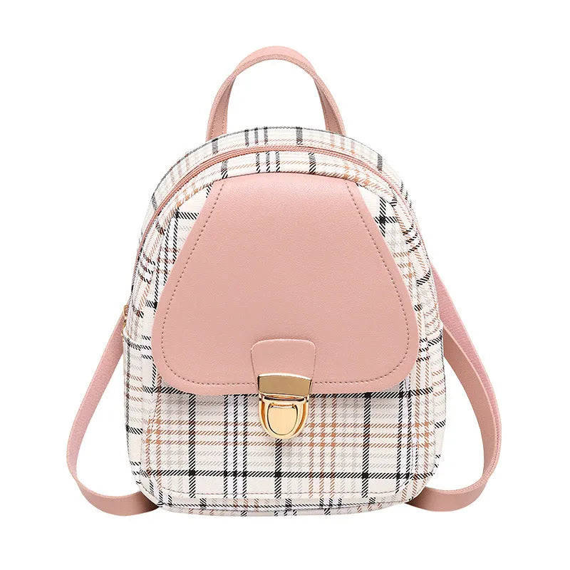 Diagonal one shoulder phone bag in PU leather, shown in a selection of colours.