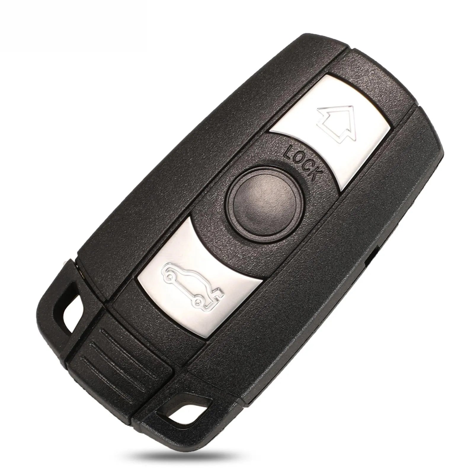 BMW CAS3 semi-intelligent remote car key blank set showing three keys