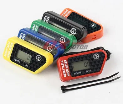 YSDS black waterproof electronic maintenance timer with LCD display for vehicles and equipment
