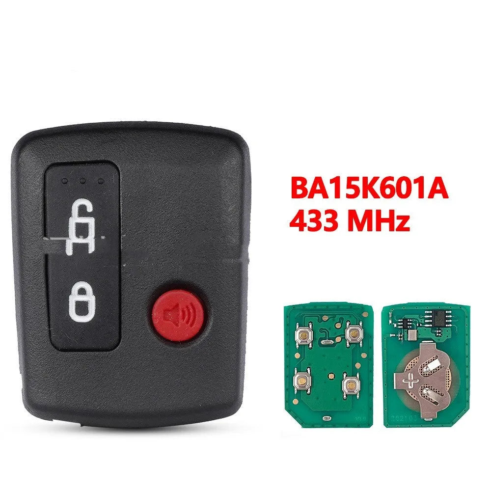 Black ABS plastic replacement shell case for a Ford car remote control key.