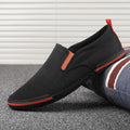 Men's canvas casual shoes in grey colour with vulcanised rubber sole and cotton lining